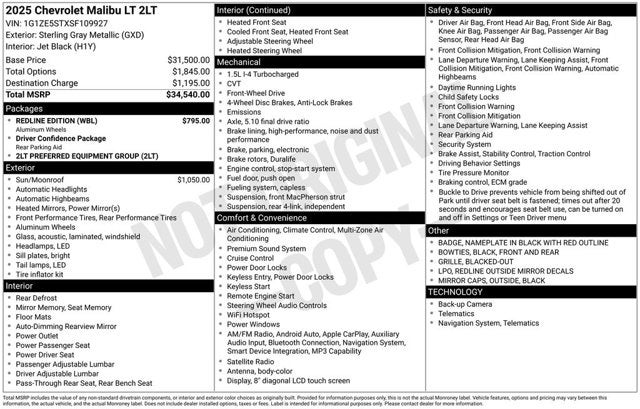2025 Chevrolet Malibu LT