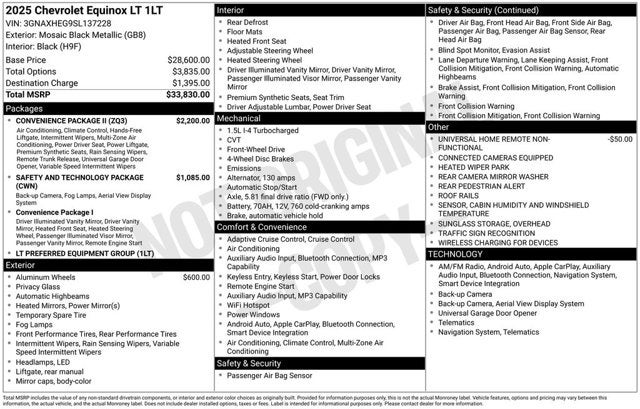 2025 Chevrolet Equinox FWD LT