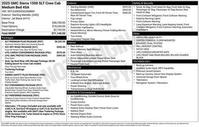 2025 GMC Sierra 1500 SLT