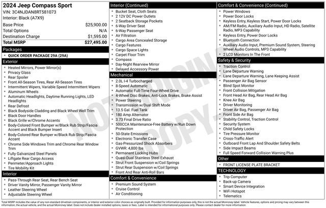 2024 Jeep Compass Sport