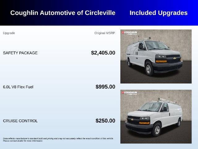 2020 Chevrolet Express 2500 Work Van Cargo