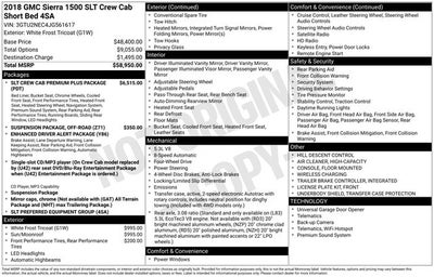 2018 GMC Sierra 1500 SLT