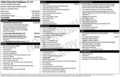 2026 Chevrolet Trailblazer LT