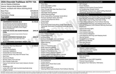 2026 Chevrolet Trailblazer ACTIV