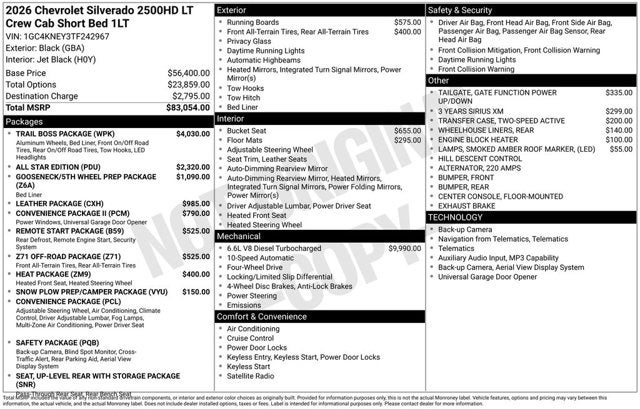 2026 Chevrolet Silverado 2500HD LT