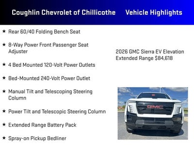 2026 GMC Sierra EV Extended Range Elevation