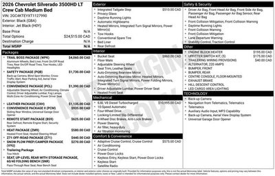 2026 Chevrolet Silverado 3500HD LT