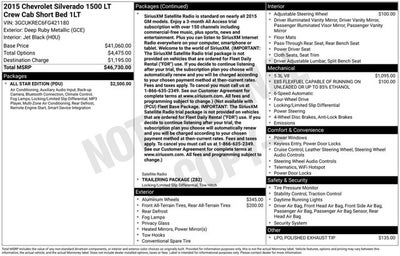 2015 Chevrolet Silverado 1500 LT