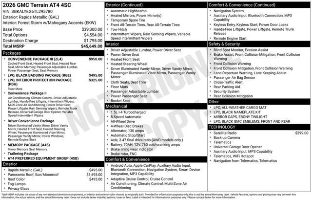 2026 GMC Terrain AWD AT4