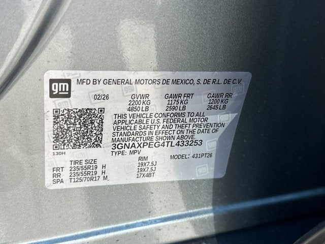 2026 Chevrolet Equinox AWD LT