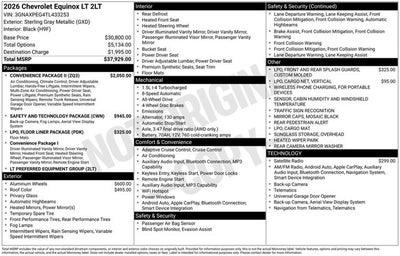 2026 Chevrolet Equinox AWD LT