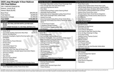 2025 Jeep Wrangler Rubicon 392