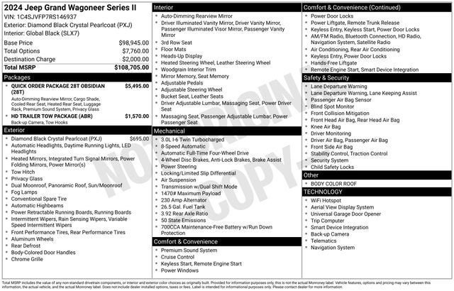 2024 Jeep Grand Wagoneer Series II