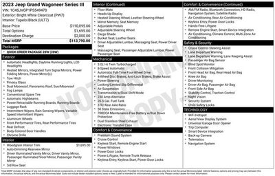 2023 Jeep Grand Wagoneer Series III