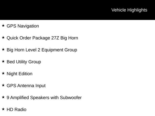 2026 RAM 1500 Big Horn/Lone Star