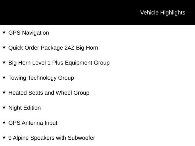 2026 RAM 2500 Big Horn