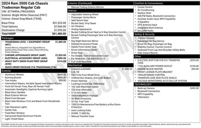 2024 RAM 3500 Tradesman