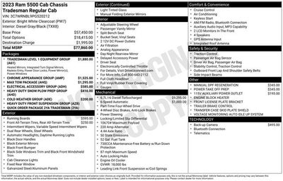2023 RAM 5500HD Tradesman