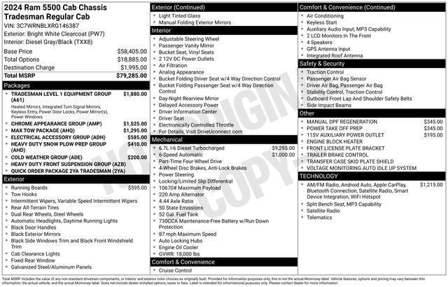 2024 RAM 5500HD Tradesman