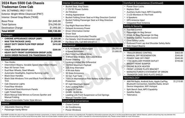 2024 RAM 5500HD Tradesman