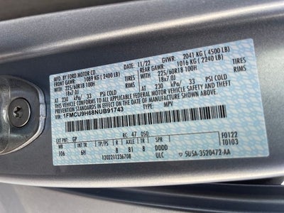 2022 Ford Escape SEL