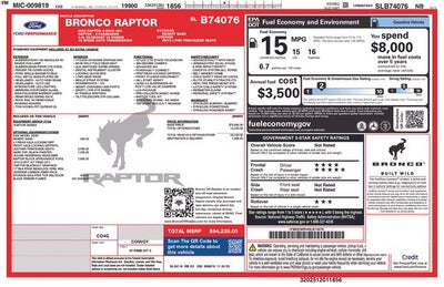 2025 Ford Bronco Raptor