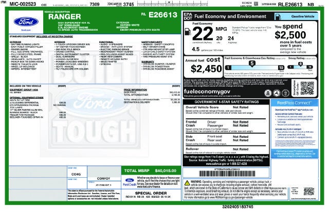 2024 Ford Ranger XL