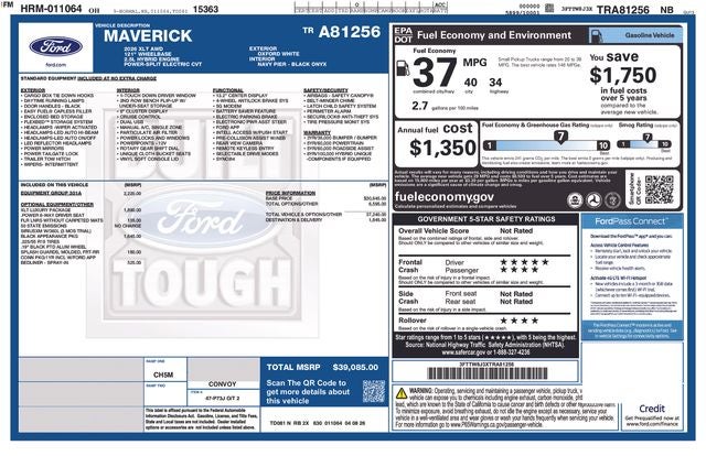 2026 Ford Maverick XLT