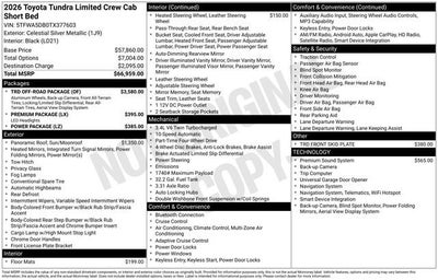 2026 Toyota Tundra Limited