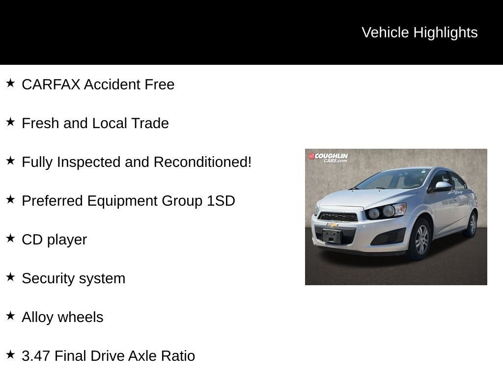 2015 Chevrolet Sonic LT