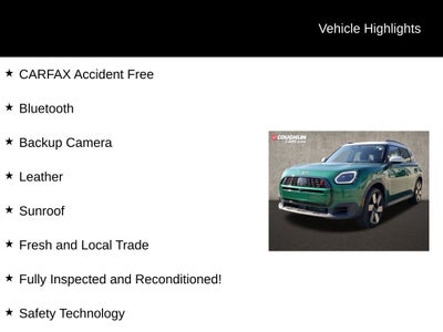 2025 MINI Cooper S Countryman Iconic