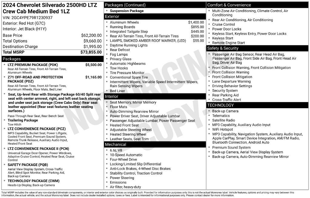 2024 Chevrolet Silverado 2500HD LTZ