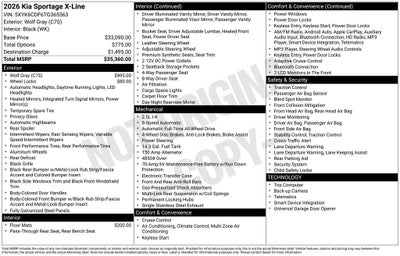 2026 Kia Sportage X-Line