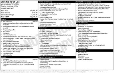 2026 Kia K5 GT-Line