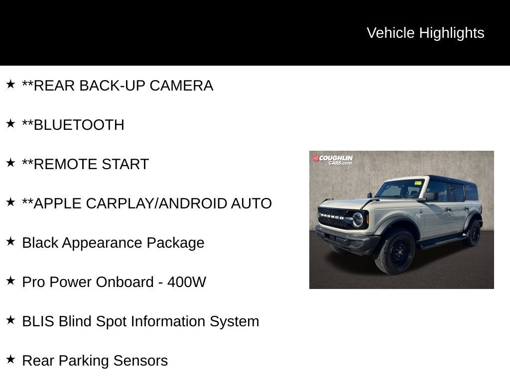 2026 Ford Bronco Big Bend