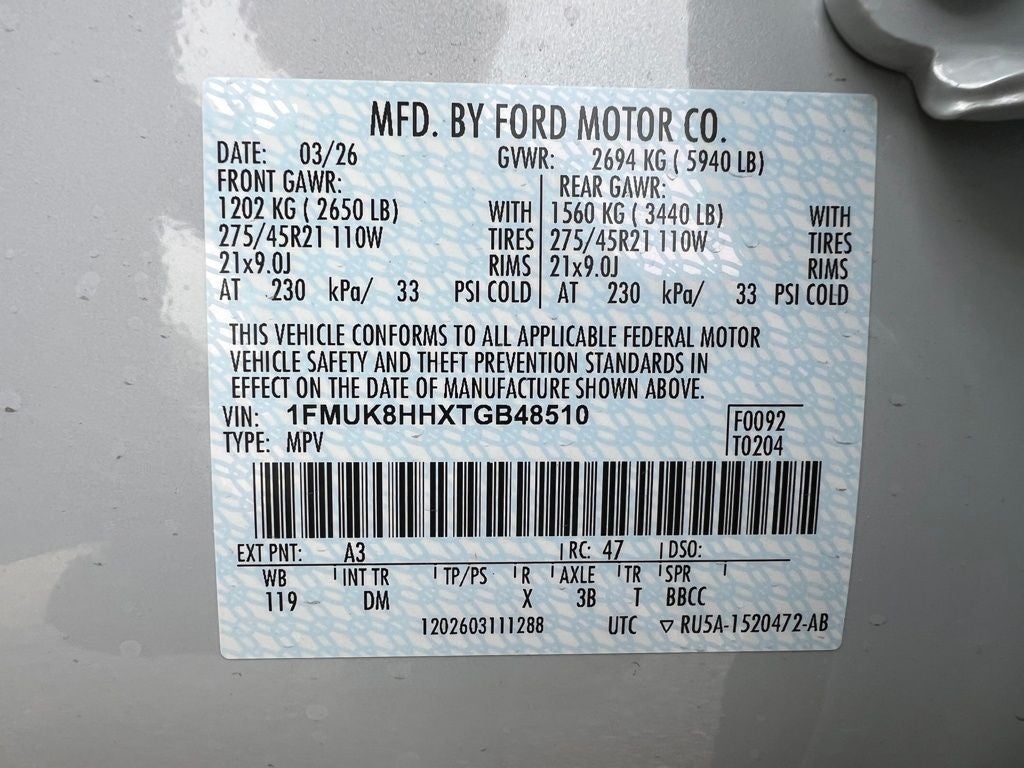 2026 Ford Explorer Platinum