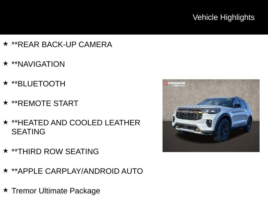 2026 Ford Explorer Tremor