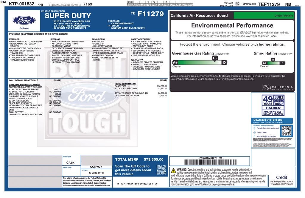 2026 Ford F-250SD XLT