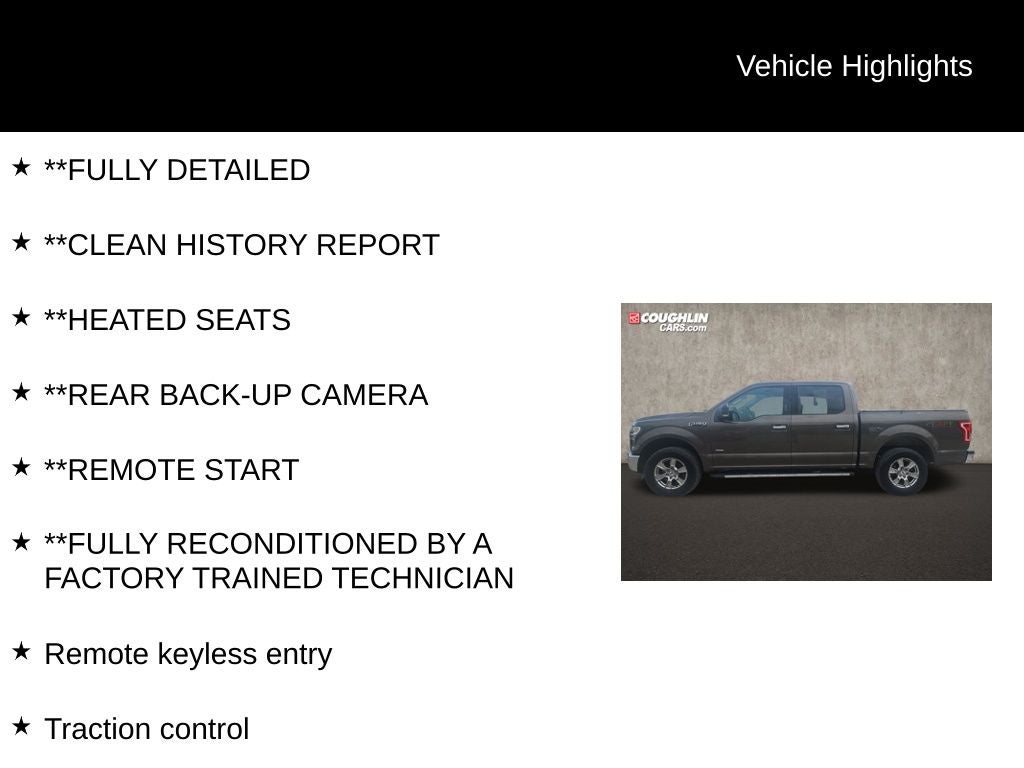 2015 Ford F-150 XLT