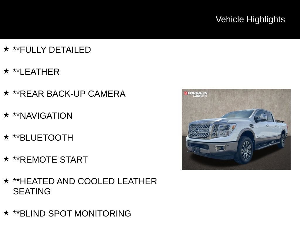 2018 Nissan Titan XD Platinum Reserve