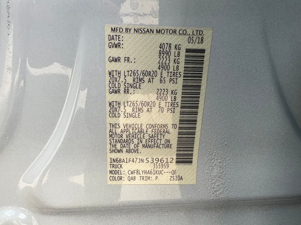 2018 Nissan Titan XD Platinum Reserve