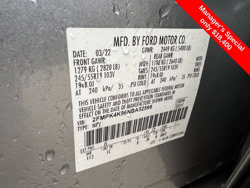 2022 Ford Edge Titanium