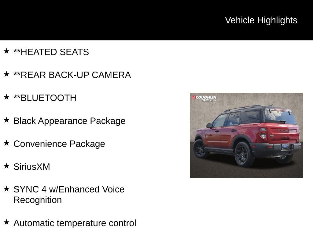 2025 Ford Bronco Sport Big Bend