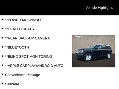 2025 Ford Bronco Sport Heritage 4WD