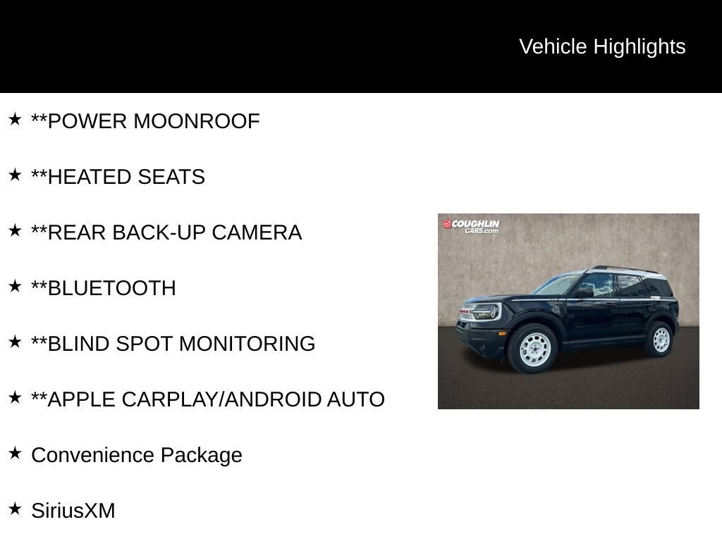 2025 Ford Bronco Sport Heritage 4WD