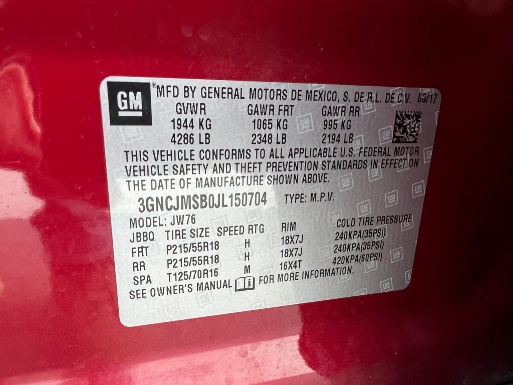 2018 Chevrolet Trax Premier