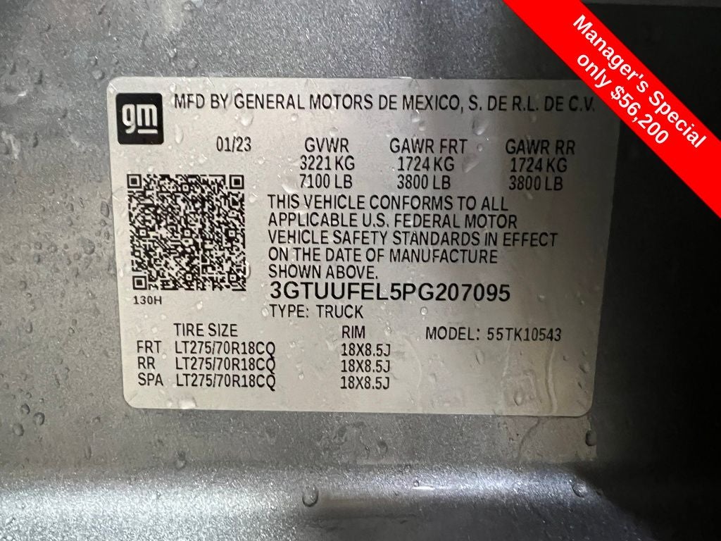 2023 GMC Sierra 1500 AT4X