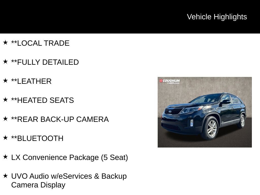2014 Kia Sorento LX