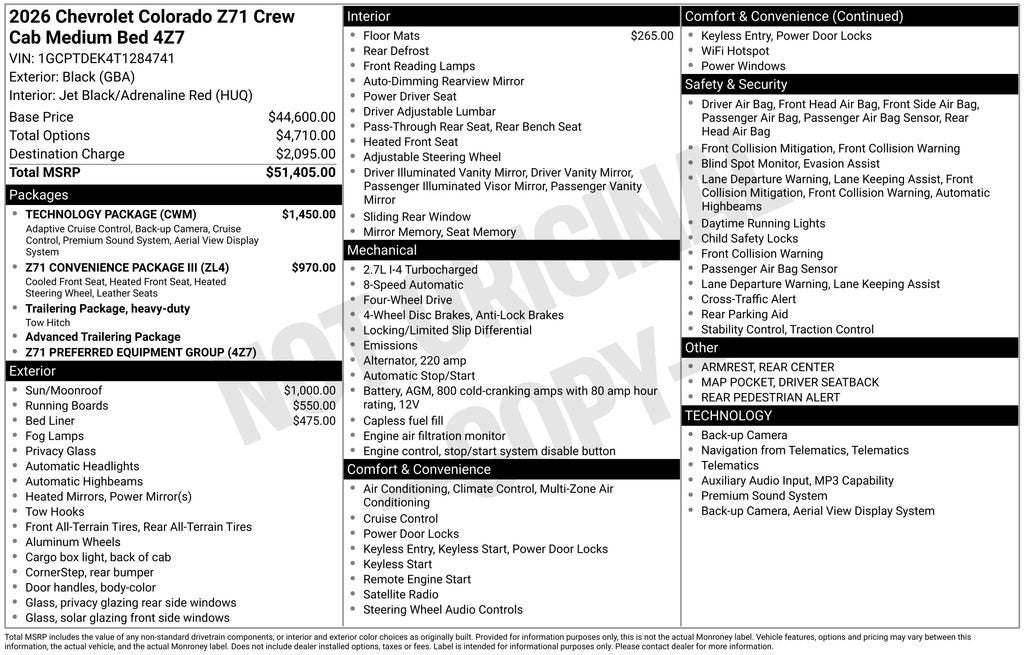 2026 Chevrolet Colorado Z71