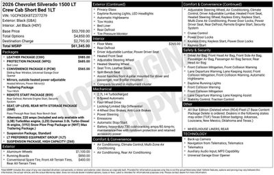 2026 Chevrolet Silverado 1500 LT